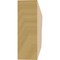 Ekena Millwork 2in. W x 6in. H x 16in. L Crestline Woodgrain TimberThane Rafter Tail, Primed Tan RFTUR02X06X16CRERCPR - alternate 4